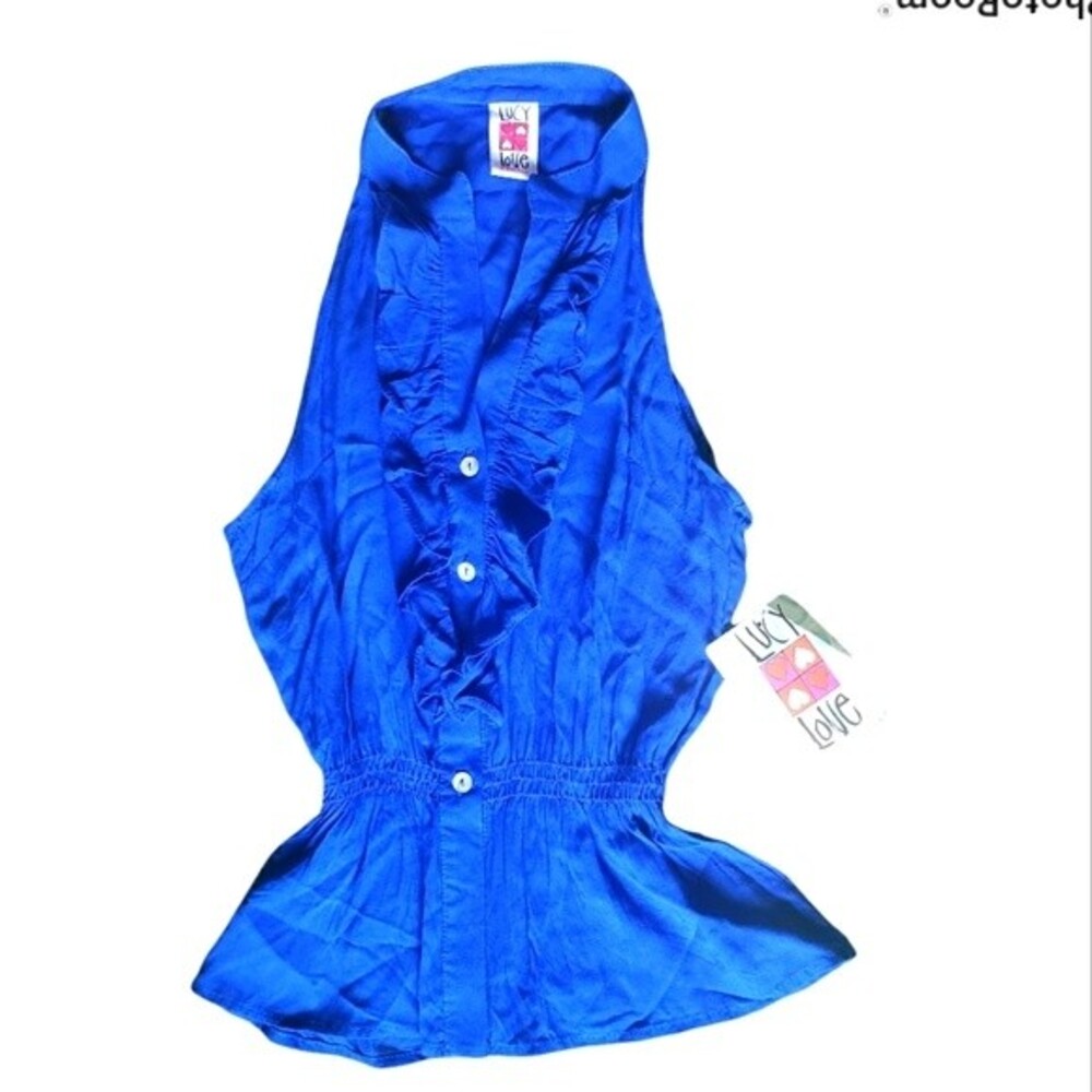Lucy Love  Button-Down Sleeveless Shirt - XS